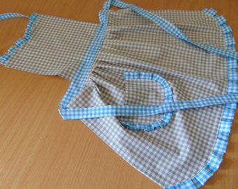 Apron,apron for children,kids apron, gift apron, easter apron for kids , checkered apron