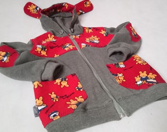 Felpa per bambini, felpa con cerniera per bambini, maglione per bambini