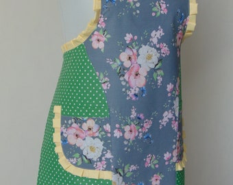 Kitchen apron, Gastronomy apron, Easter apron, Kitchen apron for ladies