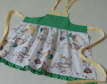 Children's apron, children's kitchen apron, apron for children's room, personalized children's apron