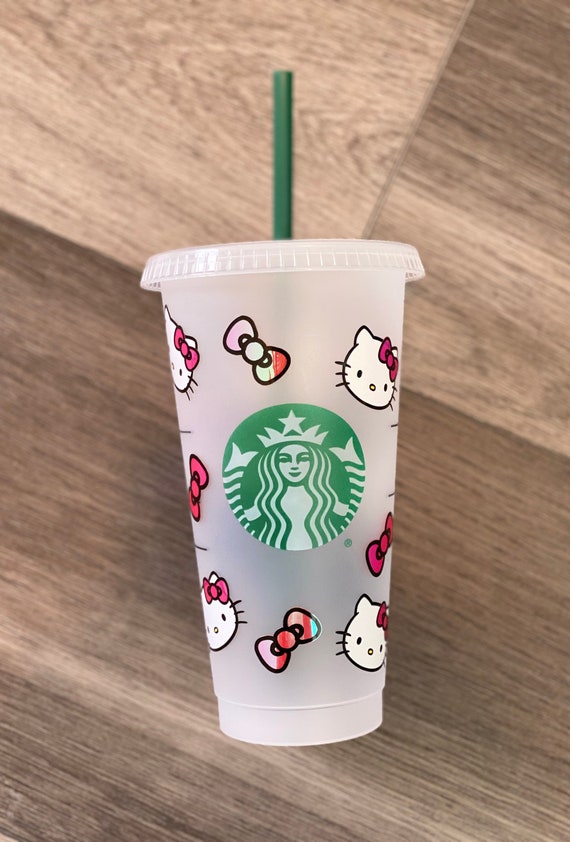 Hello Kitty Personalized Starbucks Venti Cold Cup 24oz Etsy