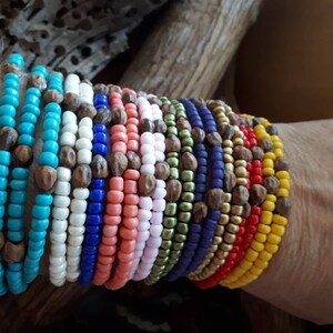 Navajo Ghost Bead Protection Bracelet, Calming Jewelry that stops bad dreams and evil spirits