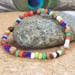 Protection Stretch Bracelet, ghost bead jewelry