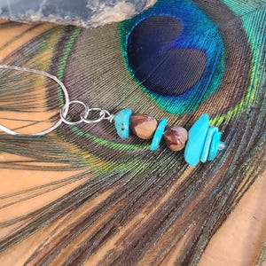 Turquoise spirit bead Necklace, natures Juniper Berry the ghost bead. Navajo handmade jewellery for adults & children, bad dream protection