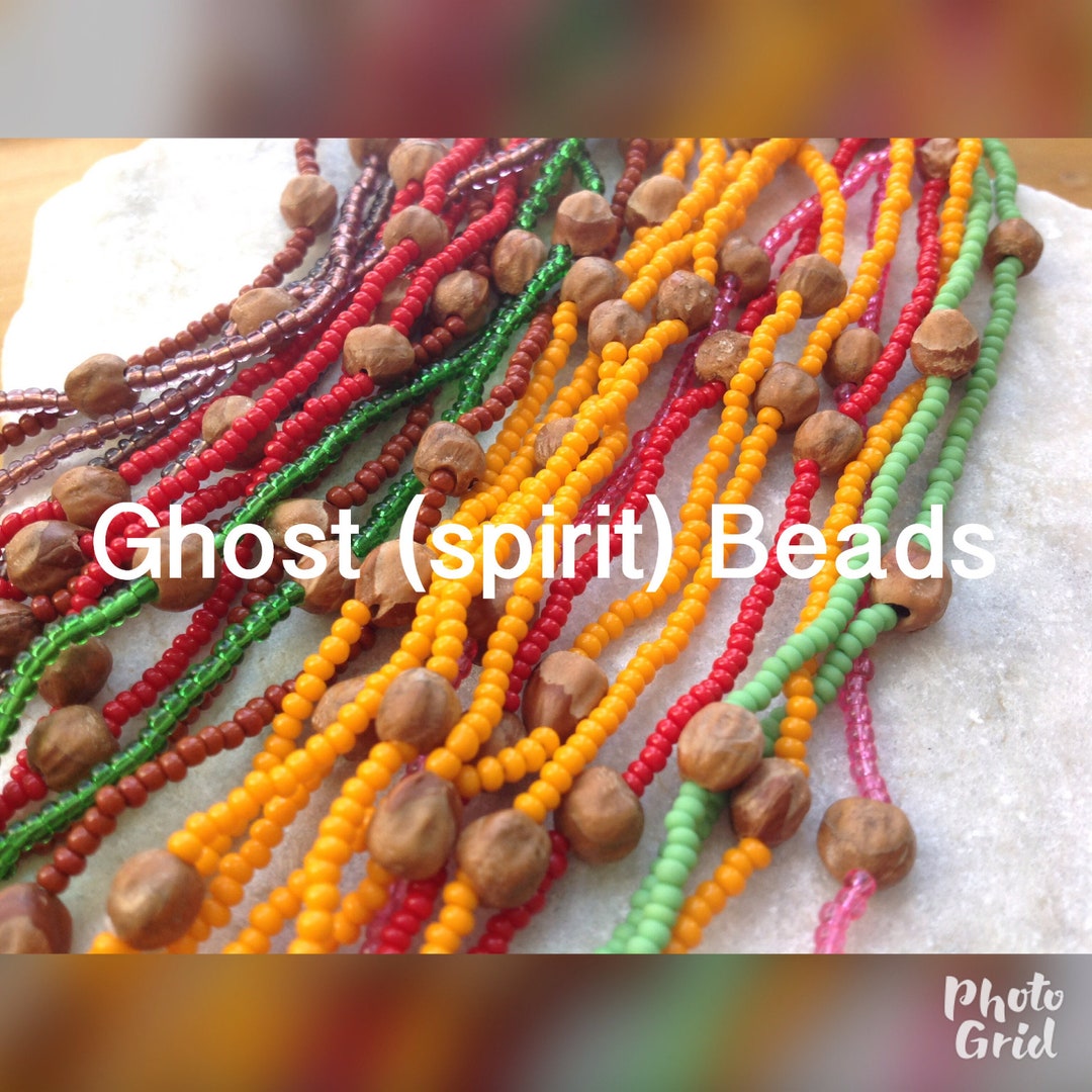 Navajo Ghost Bead Necklace 18 | Grassy River Trading