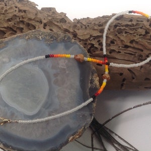 Navajo ghost bead Necklace, protection Jewelry, Keep Away Bad Dreams, Nightmares and Terrors, Juniper Berries