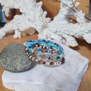 Ghost-kralenarmband – set van 3 jeneverbes, beschermingssieraden