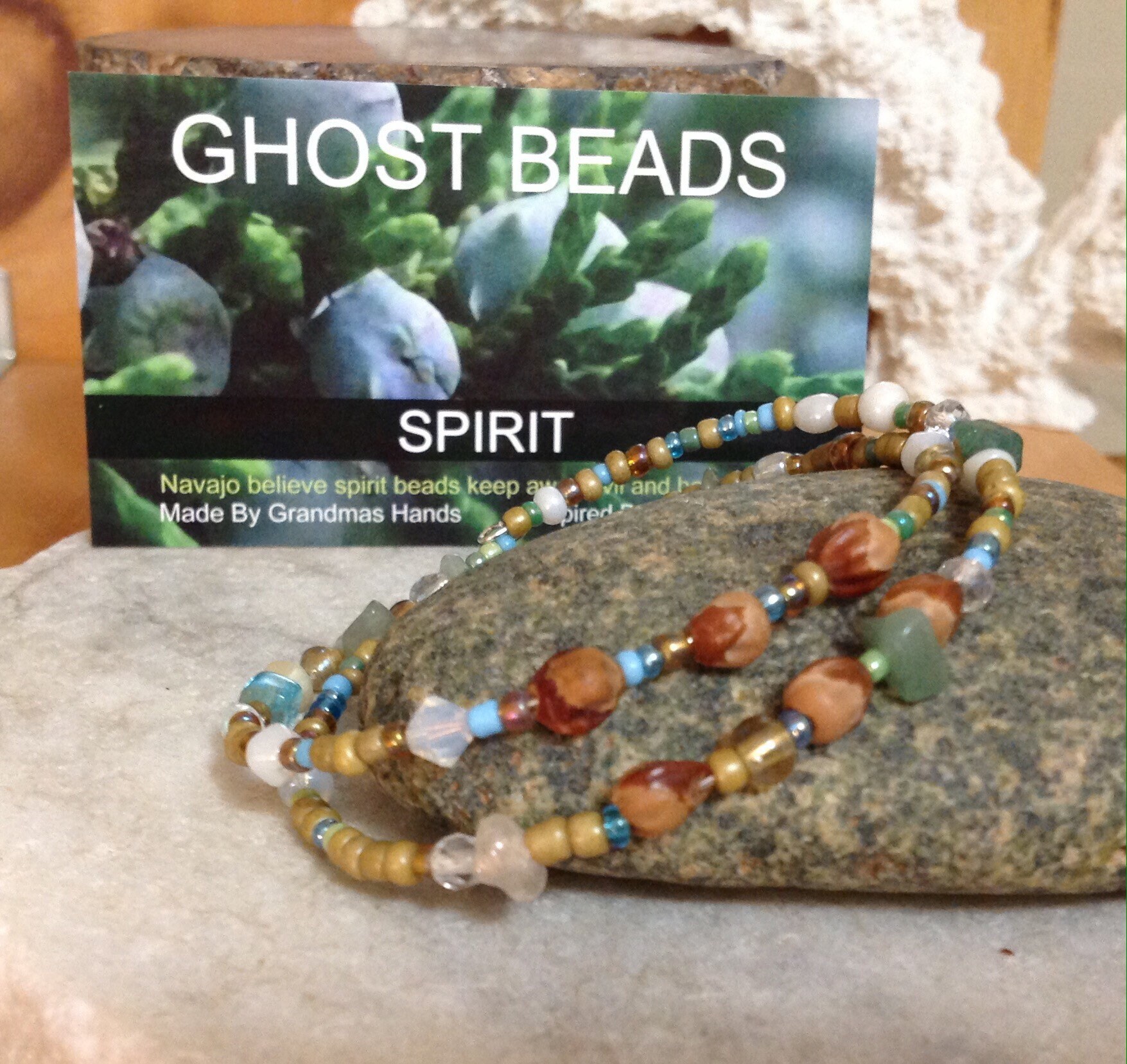 Native America Indian Jewelry Navajo Ghost Bead Beaded Bracelet or Ankle  Bracelet Southwestern Native American Silver Art - Etsy