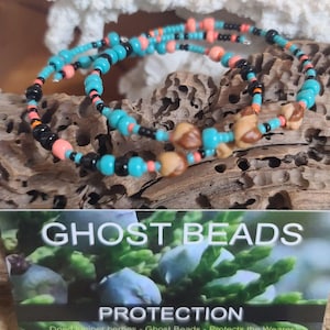 2 Protection Bracelets, Ghost Beaded Jewelry,  Protection from evil spirits, Protects against bad dreams