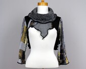 Evening cover up evening bolero women pull women cover up top one of kind bolero fitted bolero mid long sleeve shrug grey sexy short sweater