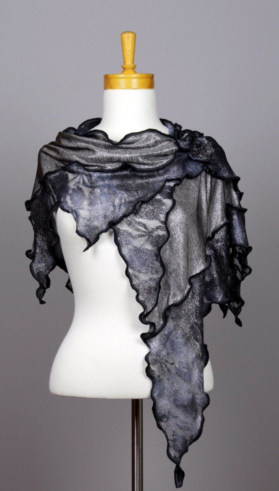 silver shoulder wrap