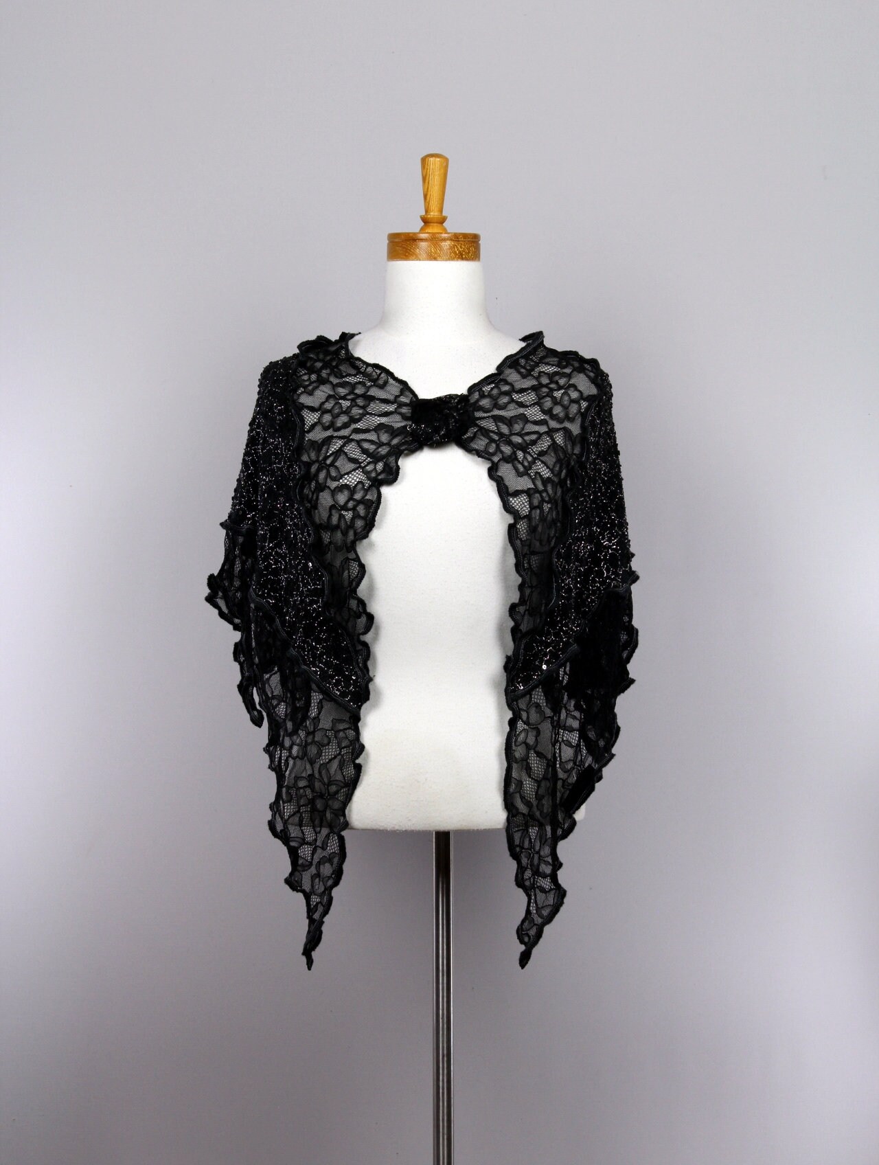 silver lace shawl for evening dress