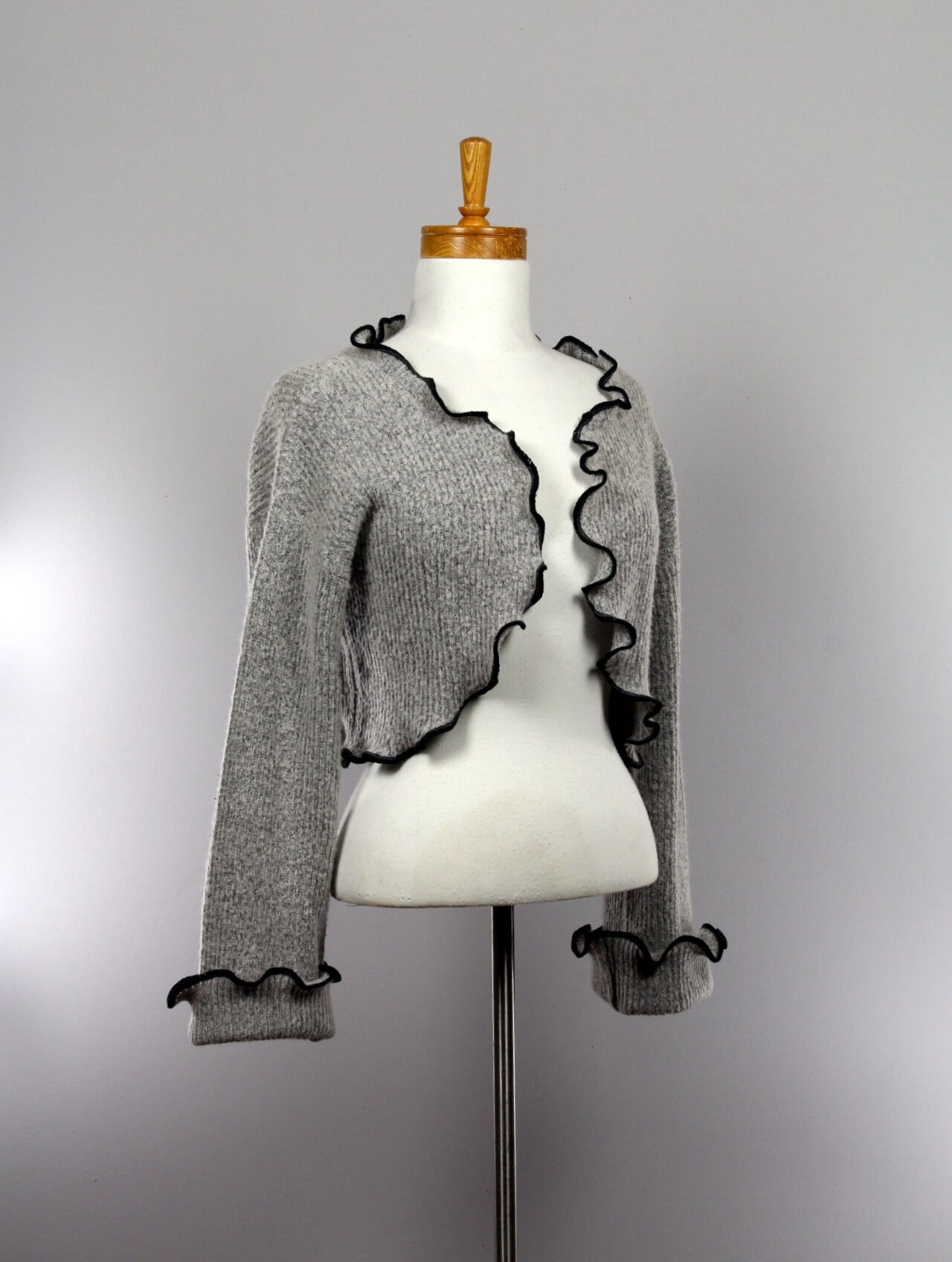 Grey women's bolero jacket allseason women's jacket Etsy