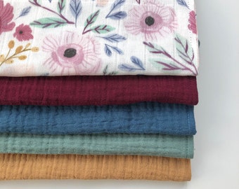 floral muslin squares