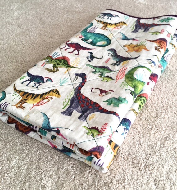 dinosaur cot quilt