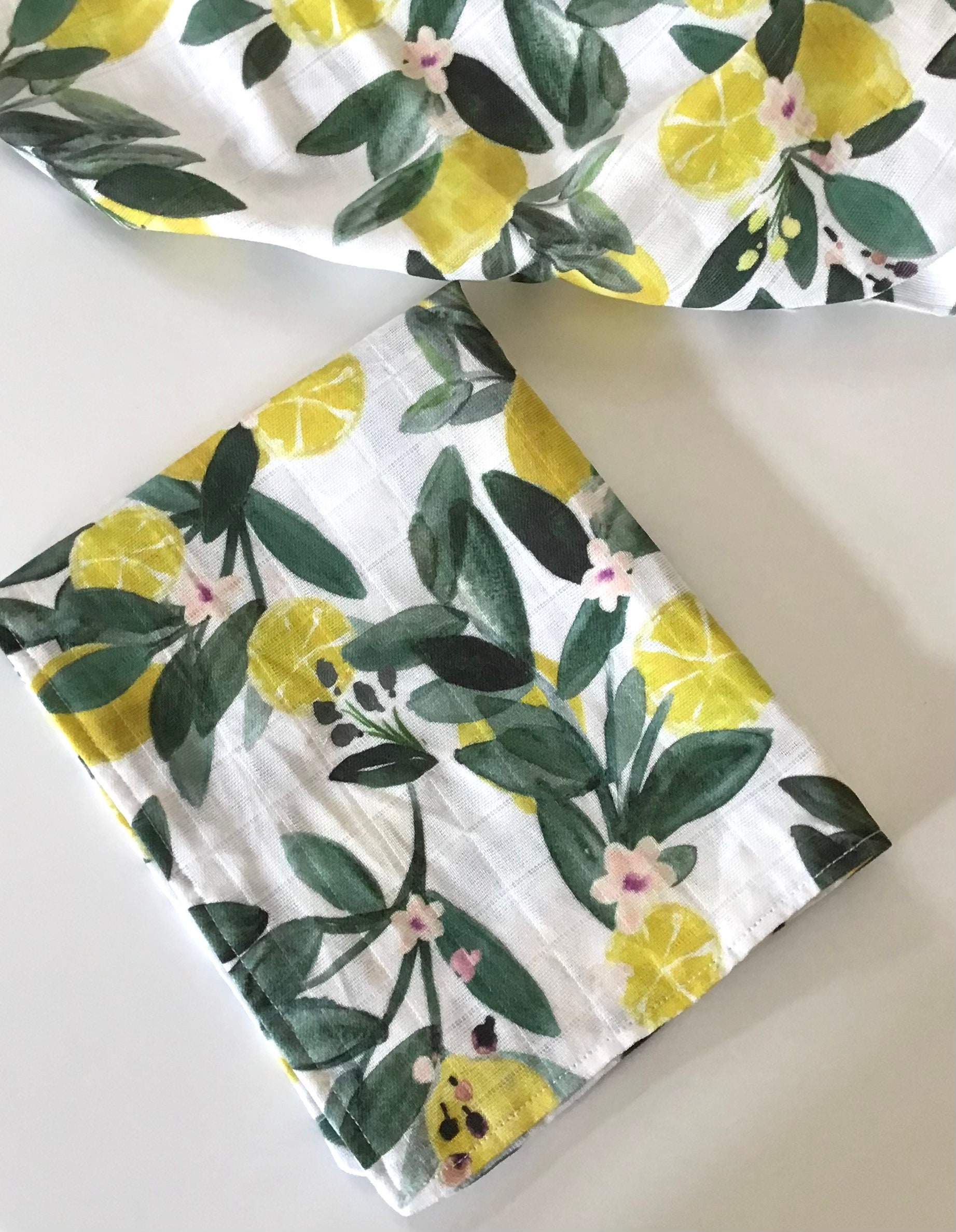 Lemon muslin cloth baby muslin cloths lemons feeding cloth etsy uk