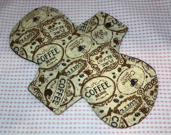 10.5 inch Cloth Pad, Reusable Cloth Menstrual Pad, Cloth Pad, Flannel Cloth Pad, Regular Flow Cloth Pad, Cloth Sanitary Pad, Overnight Pad