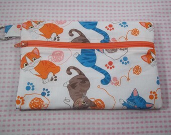 Mini Wet Bag, 5 x 7 Wet Bag, Cloth Pad Storage Bag, Wet Bag, Zippered Wet Bag, Makeup Bag, Waterproof Bag, Wet Dry Bag, Zip Pouch