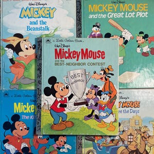 Mickey Mouse 5 Set Book Collection