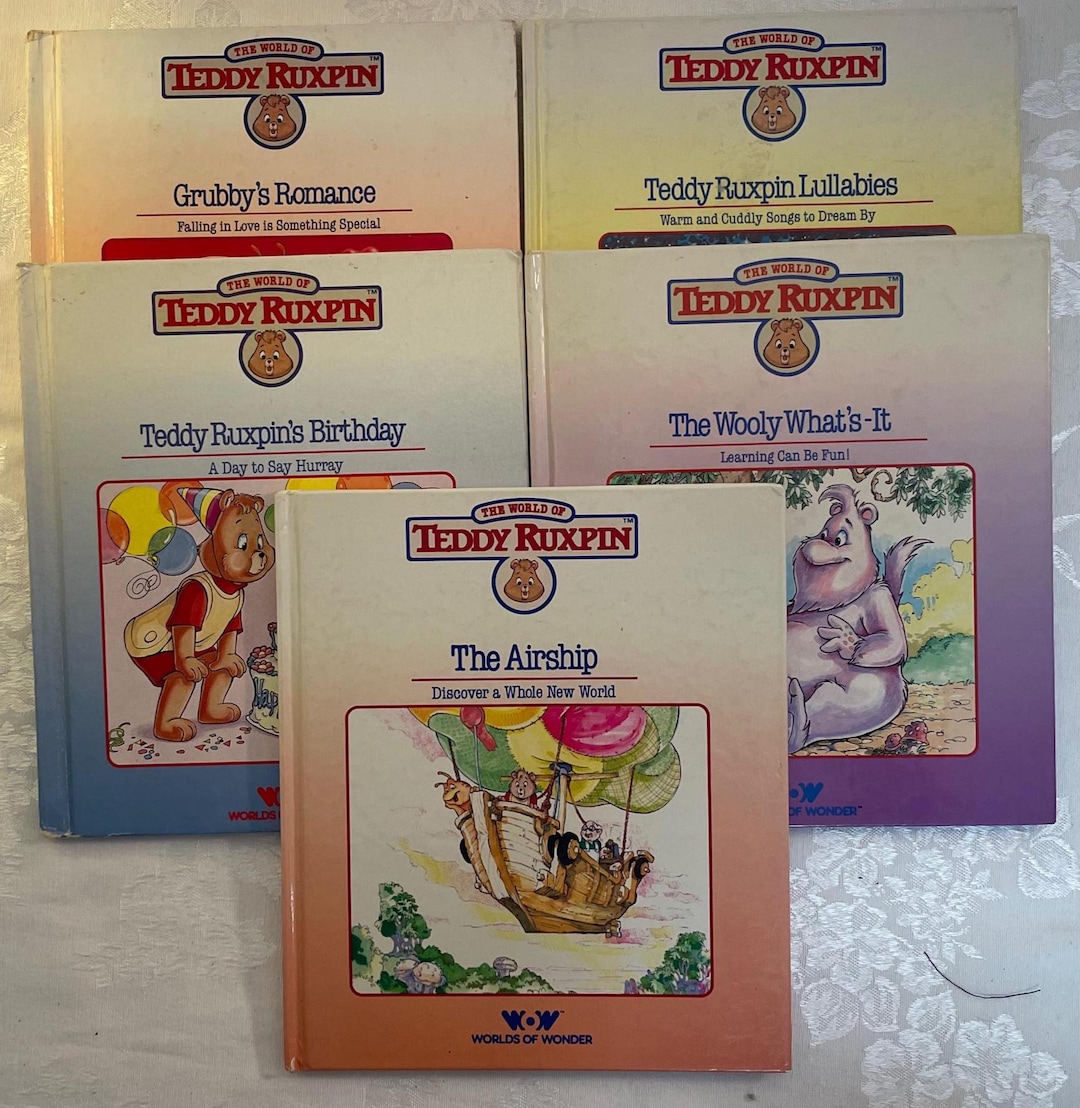 Teddy Ruxpin 5 Set Book Collection - Etsy