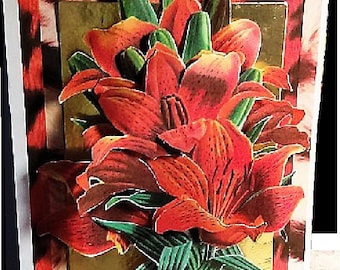 FOREVER BIRTHDAY Mssr. RENÉ - 3D greeting card/art display - designer handcrafted - unique