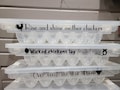 Sassy Chicken Egg Carton Decals | Farmhouse Humor | Funny Coop Labels - UPDATED