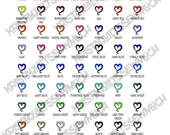 Oracal 651 color chart