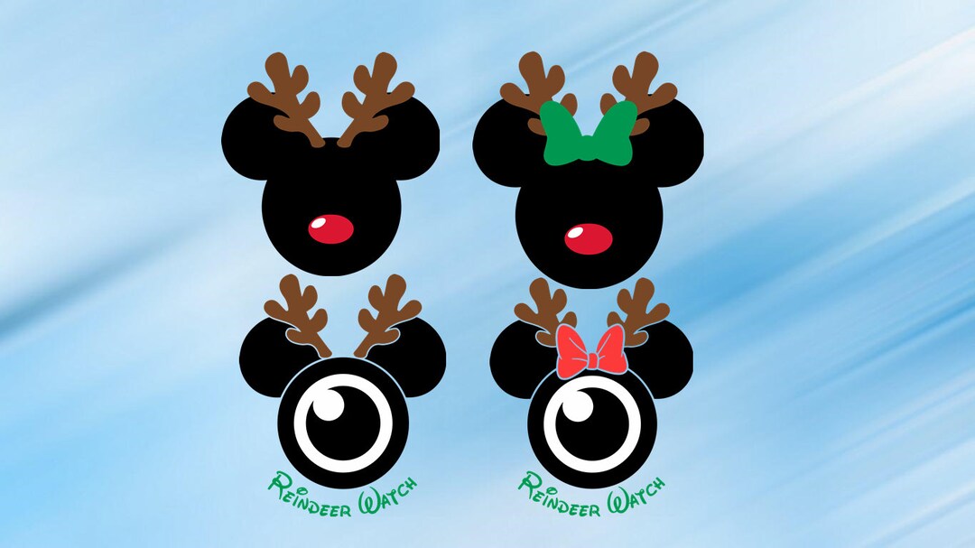 Disney Iron on Decal Disney Christmas Iron on Decal Disney Etsy