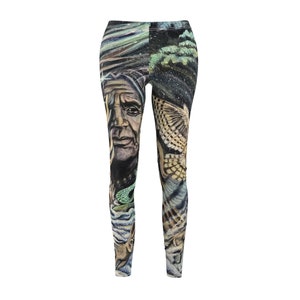 Smoke Signals Cut & Sew Casual legging voor dames (AOP)
