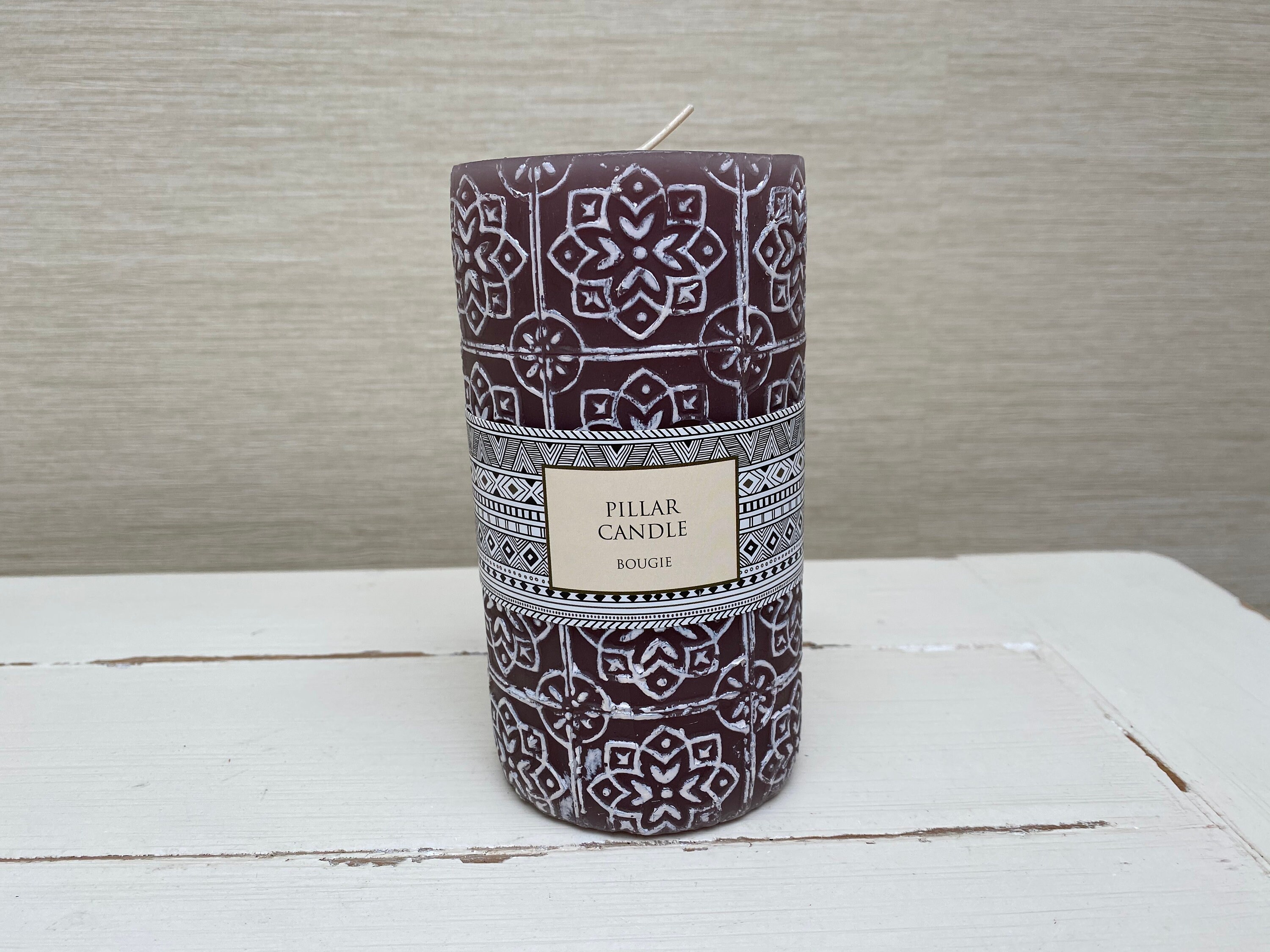 Large African Inspired Pillar Candles Etsy