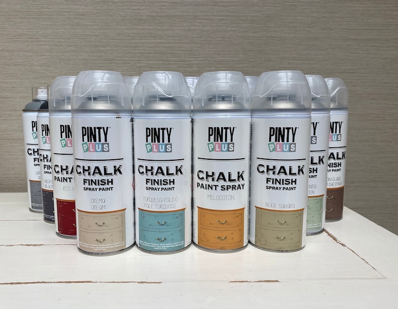 Pinty Plus CHALK Paint Spray Ideal for Furniture & Craft Etsy UK