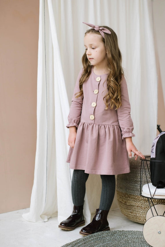 Vestido de niña algodón orgánico ropa orgánica para niños - Etsy México Vestido de niña algodón orgánico ropa orgánica para niños - Etsy México