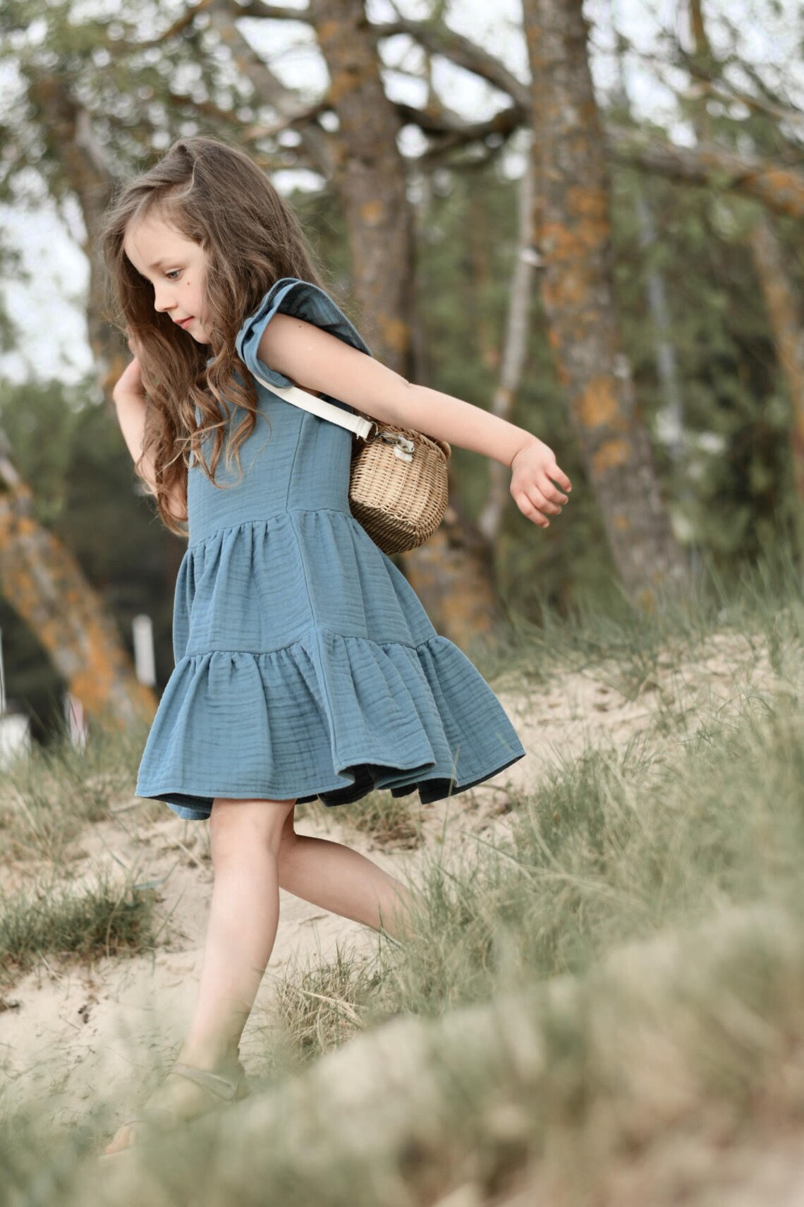 Girl muslin dress summer dress toddler muslin clothing kids Etsy