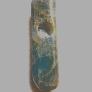 Blue Argentina Onyx Smoking Pipe