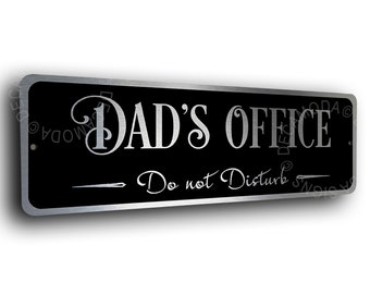 DADS OFFICE, Dads Office Door sign, Dads Office Door, Dads Office, Personalized Office Door Sign, Dad, Office Door Plaque, Office Door Sign,