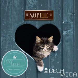 Personalized Cat Name Sign | Cat Gift | Cat Gifts Personalized | Gift For Cat Owner | Personalised Cat Name Sign