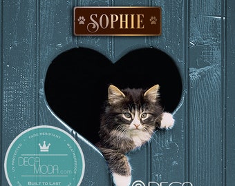 Personalized Cat Name Sign | Cat Gift | Cat Gifts Personalized | Gift For Cat Owner | Personalised Cat Name Sign