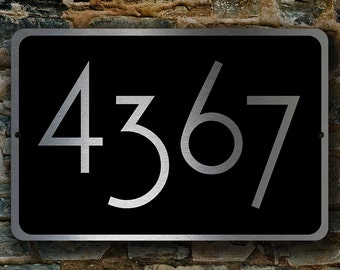 PERSONALIZED HOUSE NUMBERS Sign, Outdoor Address Signs, Address Plaque, House Numbers Sign, Address Plaque, Modern House Numbers, Door Sign