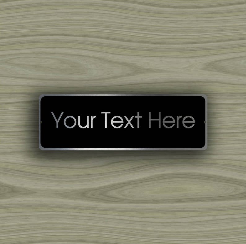CUSTOM MODERN SIGNS, Custom Nameplate Sign, Outdoor Nameplate, Custom Door Signs, Customizable Sign, Your Text Here Sign, Personalized Signs image 5
