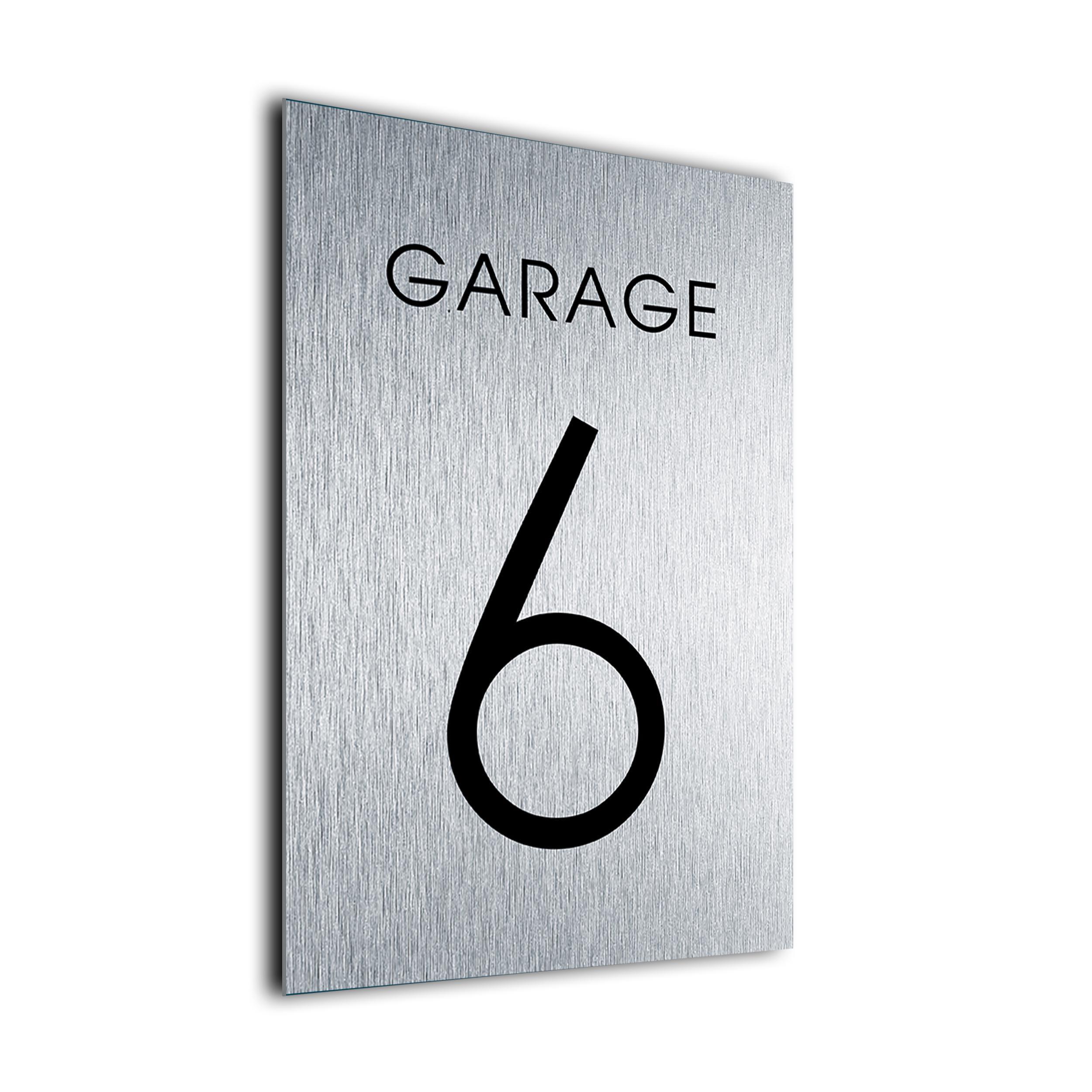 Modern Metal Garage Number Sign: Weatherproof Outdoor Plaque - Etsy