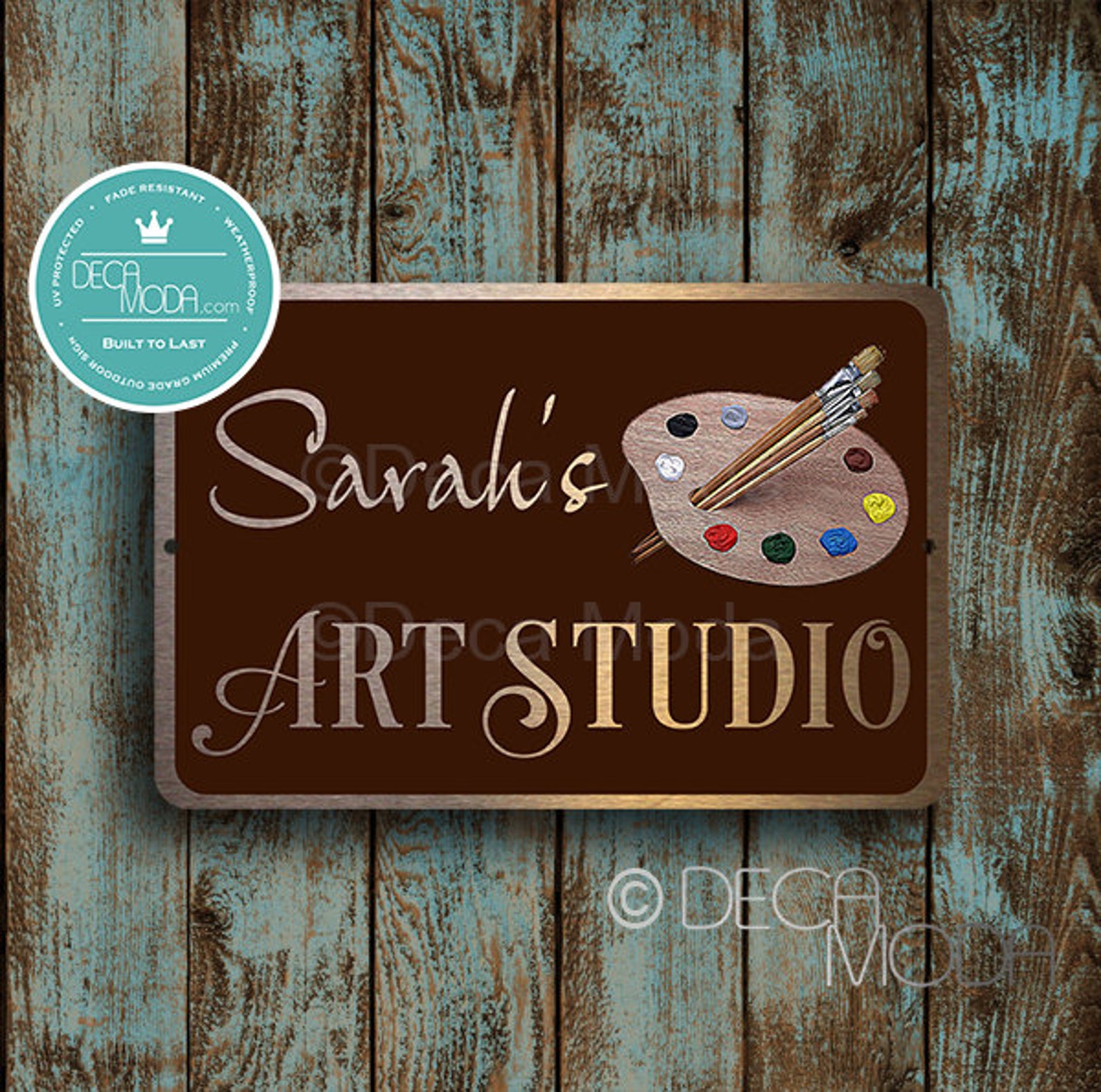 Personalized Art Studio Signs - Custom Gifts for Artists