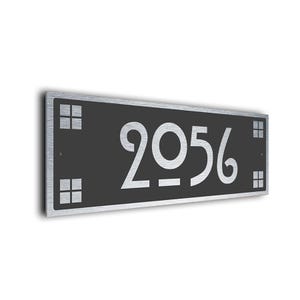 Craftsman Address Sign | Custom Address Sign | House Number Sign | Personalized Sign | Outdoor Address | Craftsman House Number | Craftsman