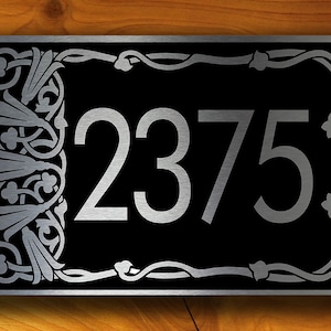 PERSONALIZED ADDRESS SIGN, Outdoor Address Signs, Traditional Address Plaque, Hanging Address Sign, Hanging Address Plaque, Address Plaque