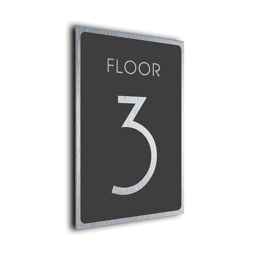 Custom Floor Signs, Floor Number Signs, Wayfinding Signs, Floor Numbers