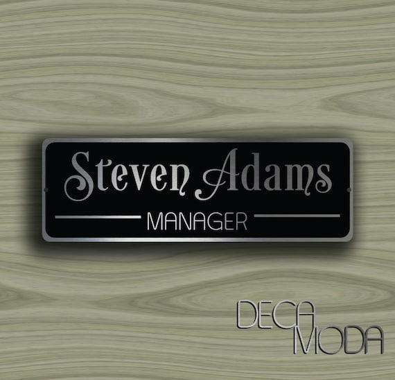 Door Name Plate Sign Personalized Door Sign Customizable Signs Door Name Door Sign Door Plaque Door Plate Office Door Sign