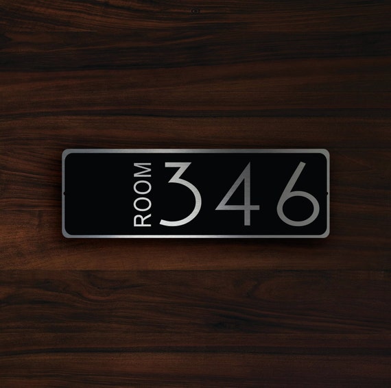Custom Hotel Room Door Number Sign Hotel Room Door Number Sign Customizable Room Number Signs Hotel Room Number Hotel Room Numbers