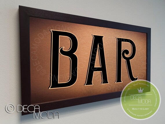 HOME BAR SIGN Home Bar Bar Signs Bar Decor Home Wet Bar | Etsy