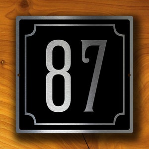CUSTOM HOUSE NUMBERS Sign, Outdoor House Number Plaque, Custom House Numbers Plaque, House Numbers, Traditional House Numbers, House Number