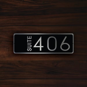 CUSTOM HOTEL SUITE Door Number Sign, Hotel Suite Door Number Sign, Customizable Room Number Signs, Hotel Room Number, Hotel Room Numbers
