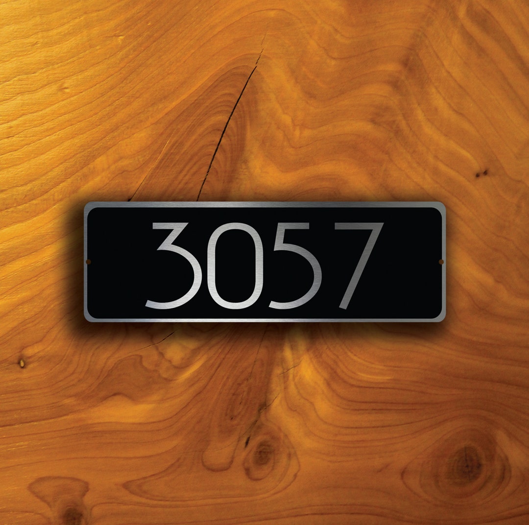 CUSTOM DOOR NUMBER Sign Outdoor House Number Plaque Custom Etsy